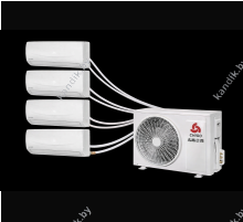 Мульти -сплит система Chigo COU2-36HFN4/CMS-9k-181-white (4ШТ) на четыре комнаты