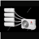 Мульти -сплит система Chigo COU2-36HFN4/CMS-9k-181-white (4ШТ) на четыре комнаты