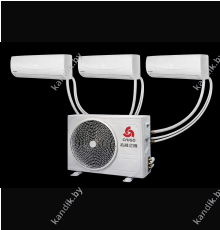 Мульти -сплит система Chigo COU2-27HFN4/CMS-9k-181-white (3ШТ) на три комнаты