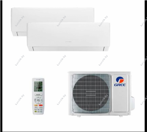 Мульти-сплит система GREE GWH09AGAXA-K6DNA4C/I X 2 / GWHD(14)NK6OO (LC)(LH)