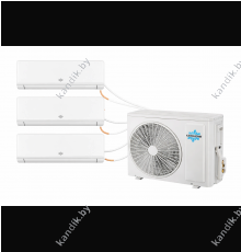 Мульти сплит система Kinghome KWHD(24)NK6OO /KWH09AWAXB-K6DNA3B/I (3 шт) На три комнаты.