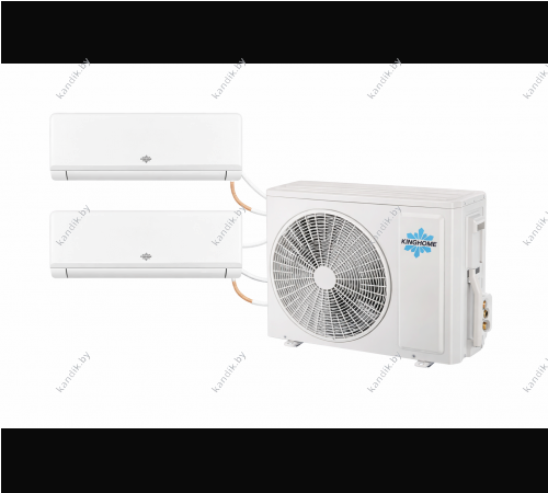 Мульти сплит система Kinghome KWHD(18)NK6OO /KWH09AWAXB-K6DNA3B/I (2 шт) На две комнаты.