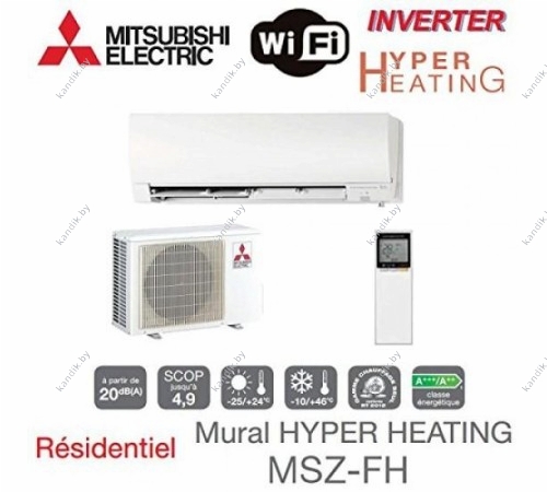 Mitsubishi Electric MSZ-FH50VE/MUZ-FH50VEHZ До -25
