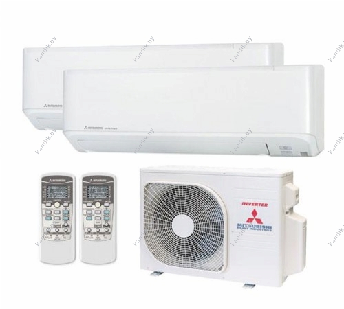 Наружный блок Mitsubishi Heavy SCM40ZM-S 4.0 кВт Внутренние блоки Mitsubishi Heavy Industries SKM20ZSP-S 2.0 кВт 2шт