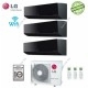 Кондиционер LG MU3M21 UE2R0 черный и внутренние блоки AM07BP 3 шт