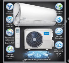 Кондиционер Midea Breezeless MSFA2W-12N8D6-I/MSFA1-12N8D6-0