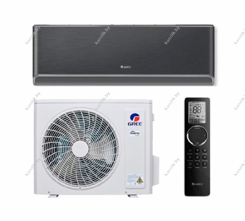 Кондиционер Gree Airy inverter R32 GWH24AVCXB-K6DNA1B (черный)  