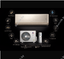 Кондиционер Gree Airy inverter R32 GWH18AVCXB-K6DNA1B (шампань)